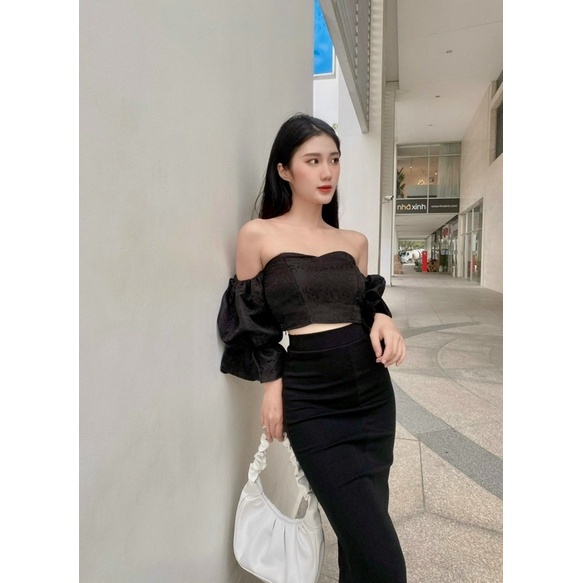 Chân váy đuôi cá dáng dài - phong cách ulzzang Hàn Quốc(Ảnh thật và vieo shop tự chụp) | BigBuy360 - bigbuy360.vn