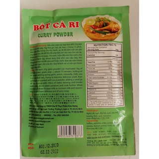 Bột cà ri Ấn Độ Kim Hưng gói 75g