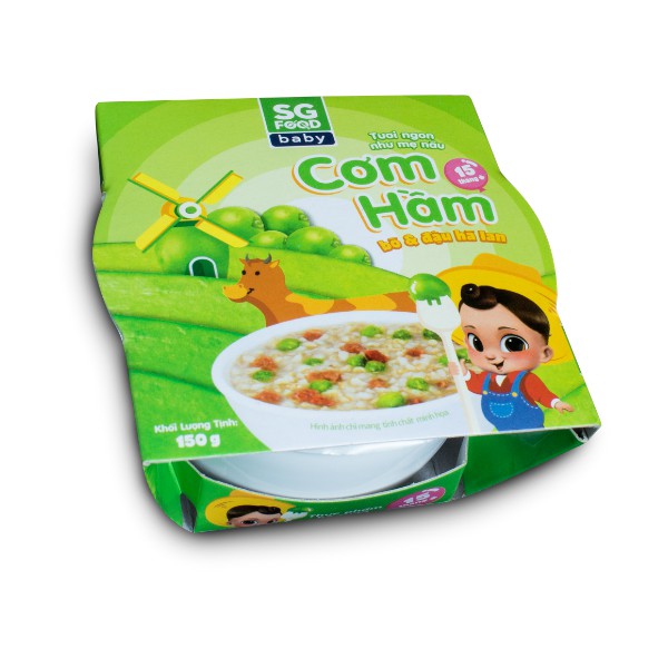 Combo 3 Cơm Hầm Sài Gòn Food 150g (Bò - Cá Lóc - Tôm)