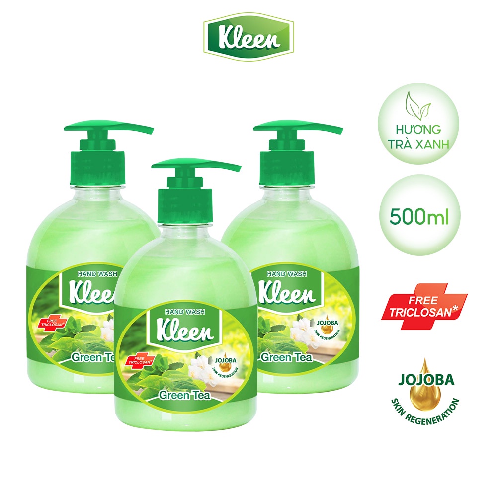 Combo 3 chai sữa rửa tay Kleen 500ml/chai