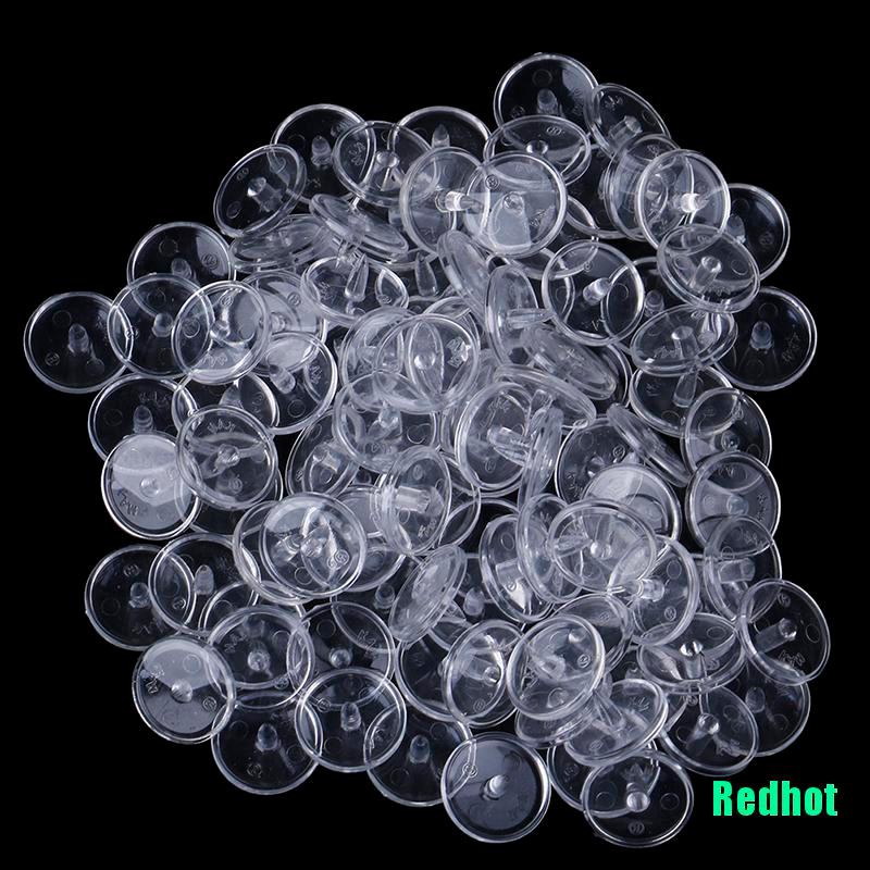 Bộ 50 Nút Nhựa Trong Suốt 12mm Tiện Dụng