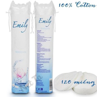 Bông tẩy trang Emily 120 miếng