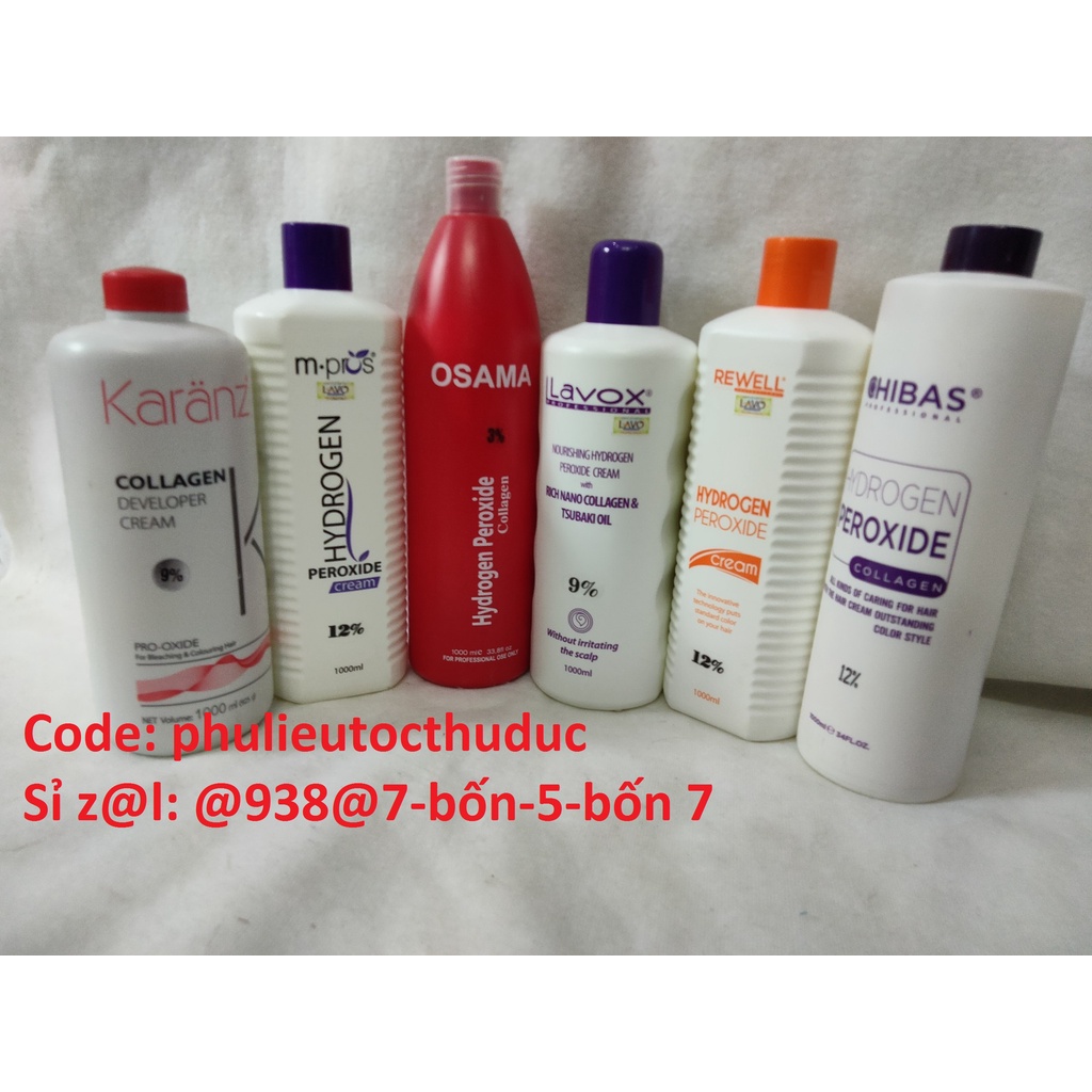 Chai Oxy nhuộm tóc 1000ml