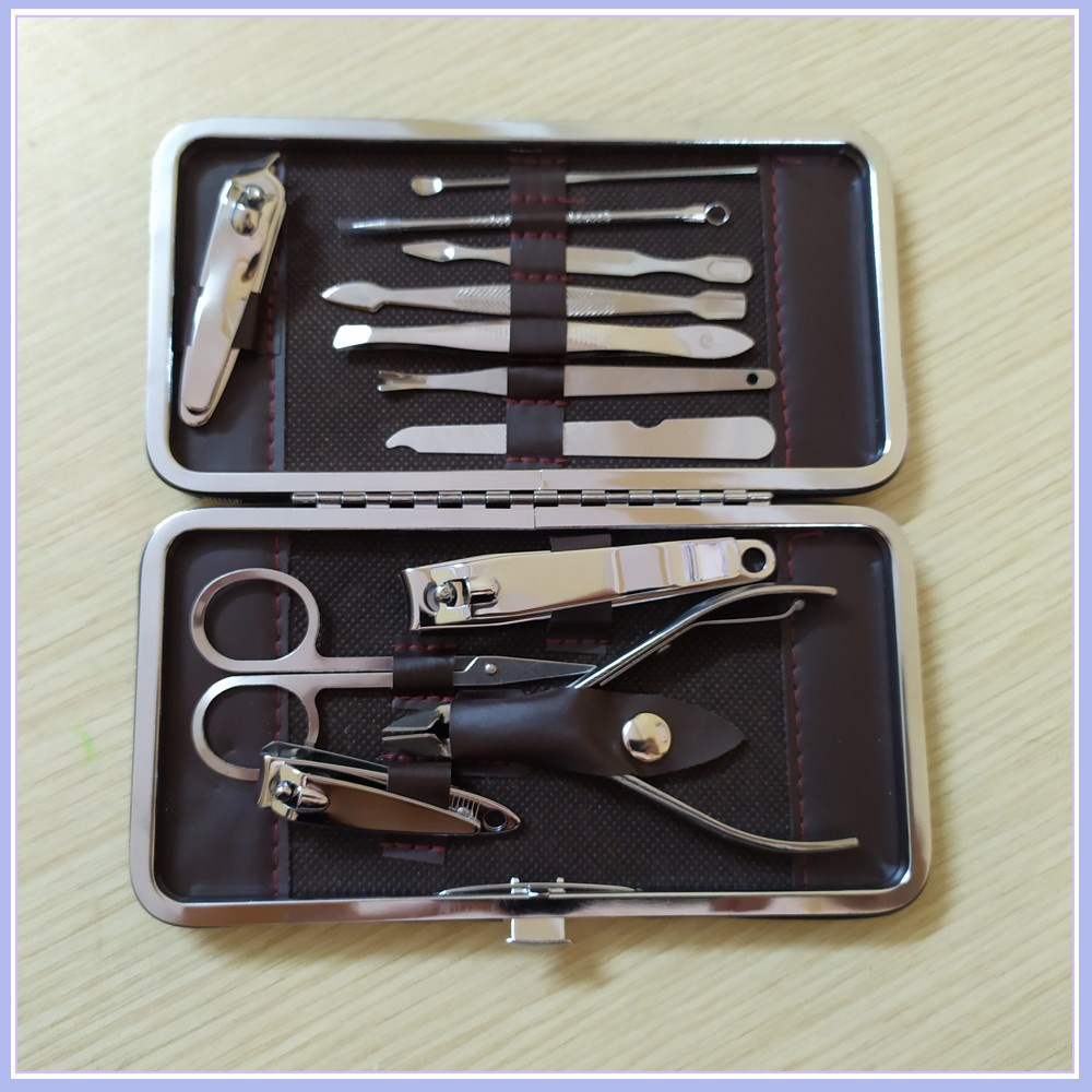 Bộ dụng cụ làm móng tay 12 món không gỉ