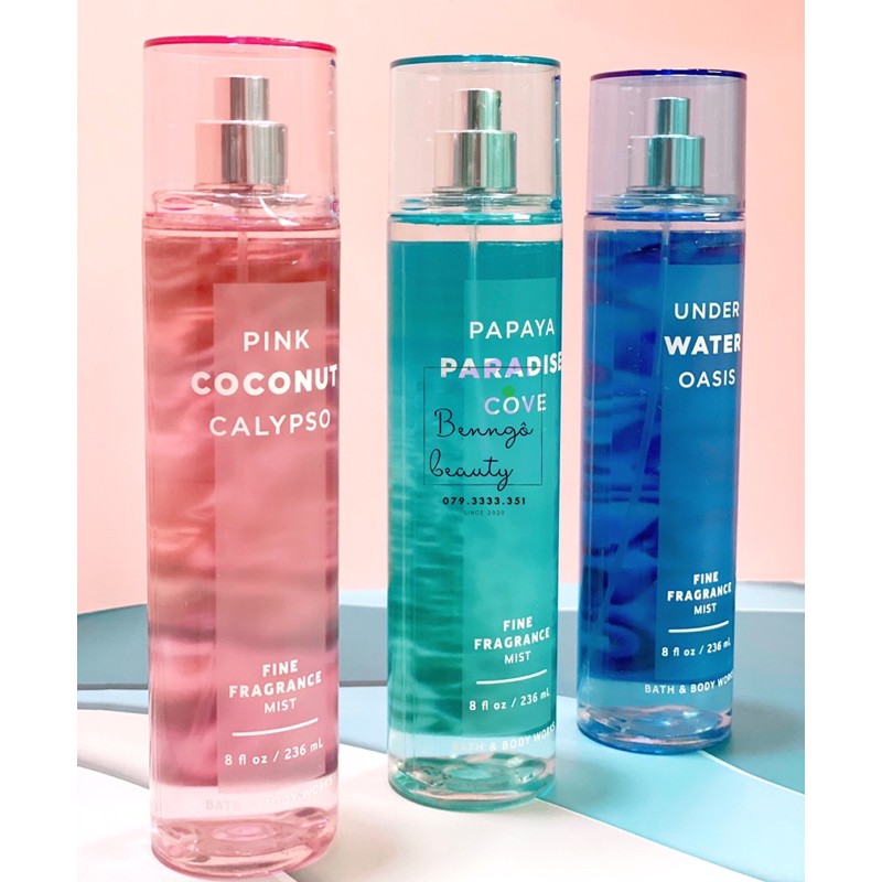 [BILL MỸ] PAPAYA PARADISE COVE - BỘ XỊT THƠM DƯỠNG THỂ BATH AND BODY WORKS | BigBuy360 - bigbuy360.vn