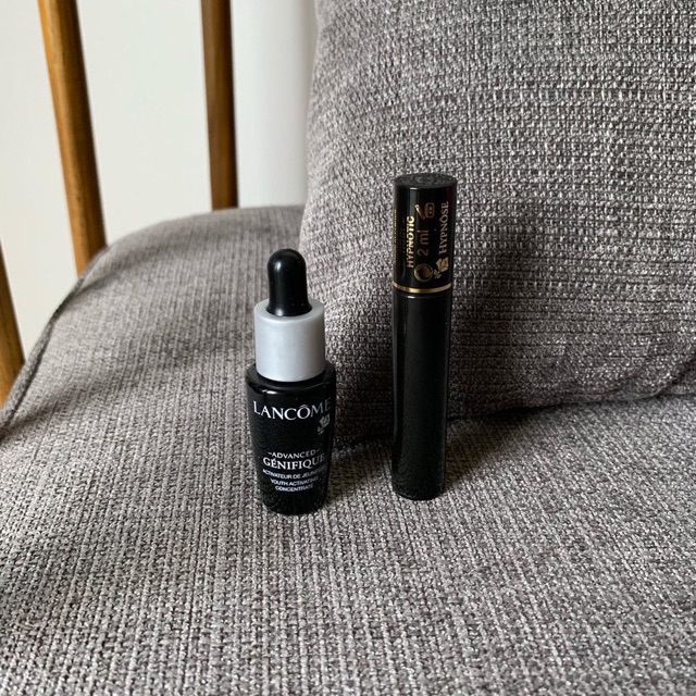 Set Lancome mini Mascara + Serum + Lavie est belle