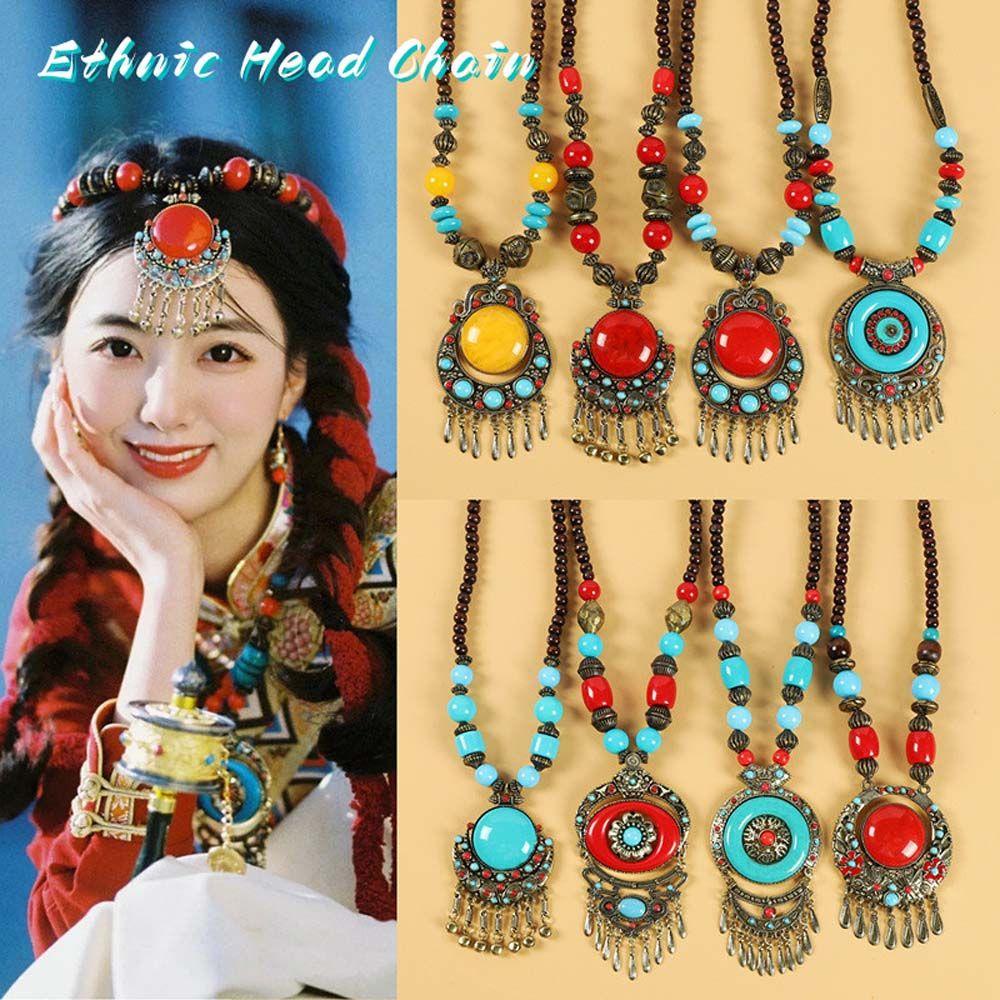 QQMALL Vòng cổ Mặt Vương Miện Phong Cách Bohemia