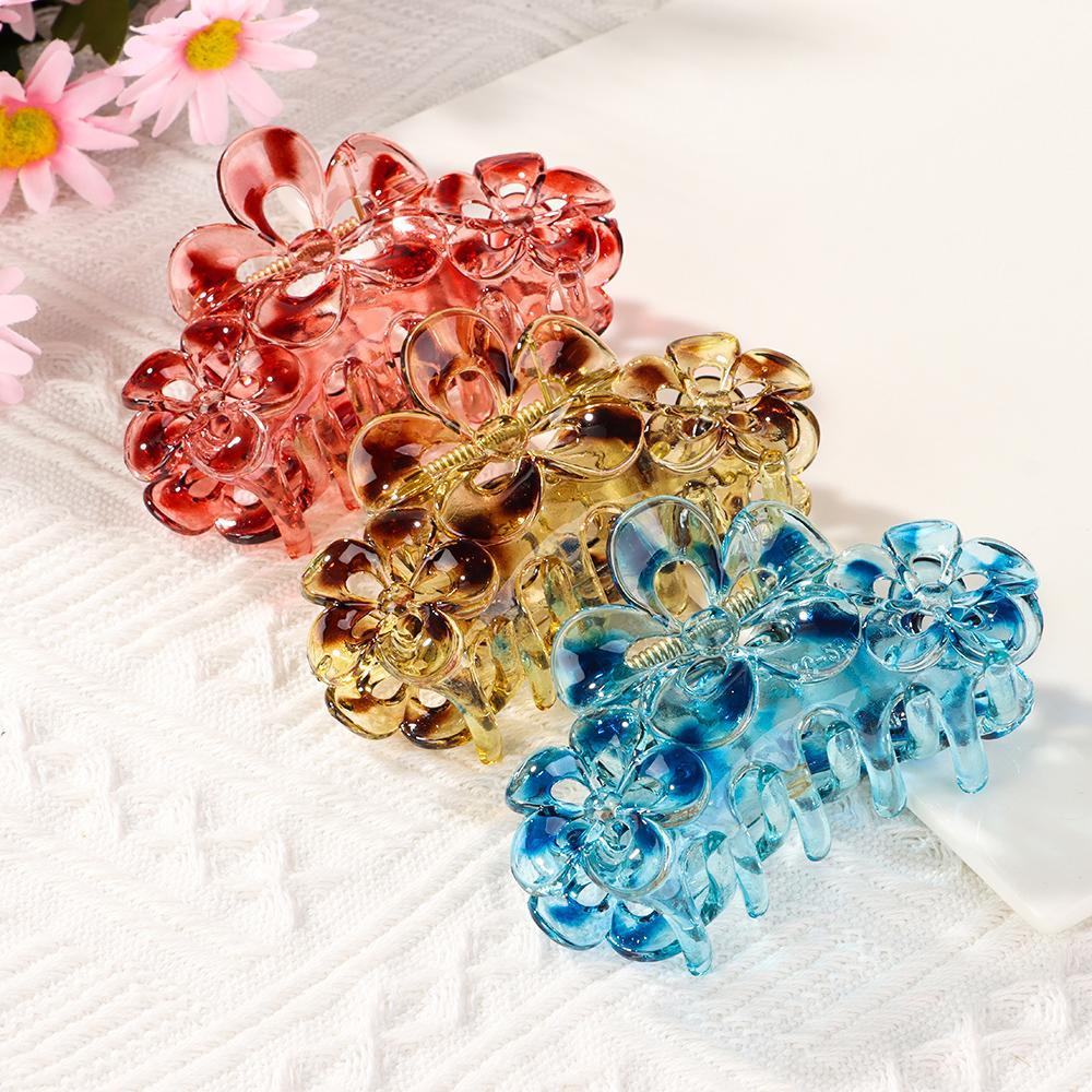 Kẹp Tóc Càng Cua Bằng Nhựa Acrylic Thời Trang Phong Cách Hàn Quốc Cho Nữ