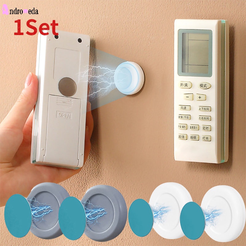 1 Bộ Giá Đỡ Điều Khiển Từ Xa / Móc Dán Tường / Tủ Lạnh Chống Thất Lạc Tiện Dụng