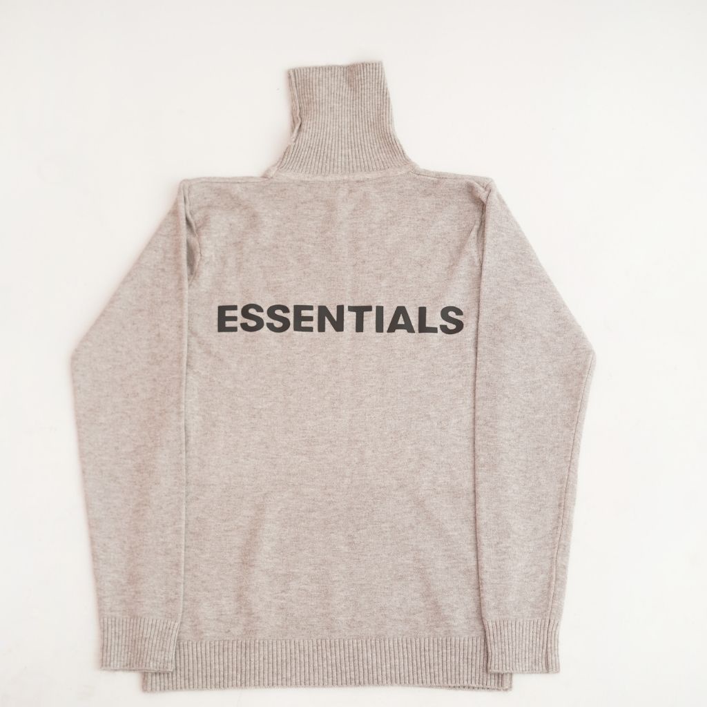 Áo Len Nam nữ cổ lọ dài tay thời trang cao cấp in hình ESSENTIALS phong cách TILAA FASHION AL01