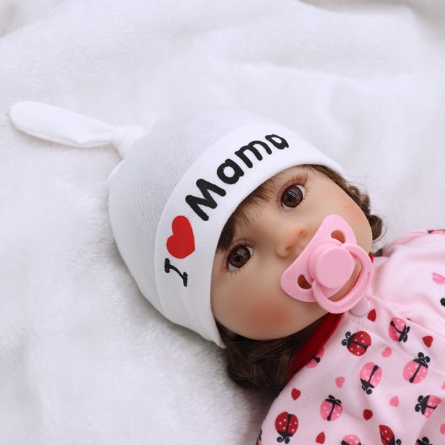 Mũ Sơ Sinh Cho Bé Từ 0 Đến 3 Tháng Papa Mama Cotton Mềm Mại