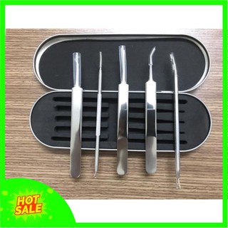 Bộ nặn mụn 5 chi tiết cao cấp chuyên dụng cho Spa, TMV