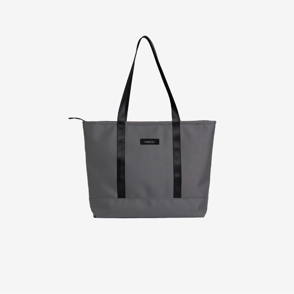 Túi tote đi học thời trang nam nữ, chất liệu chống nước, tote bag kingu xám