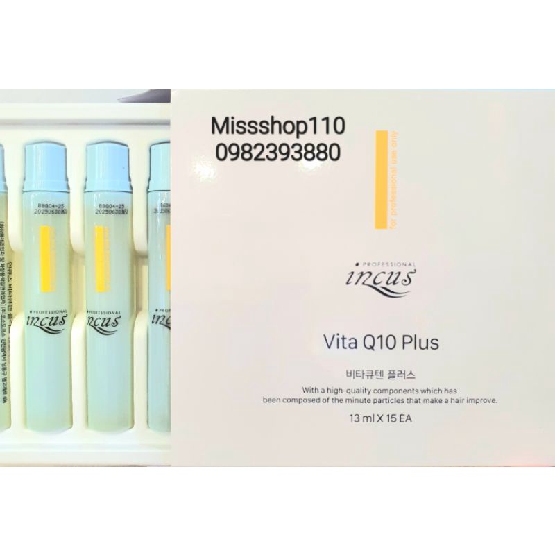 TINH CHẤT KHÓA MÀU VITA Q10 PLUS KOREA MẪU MỚI
