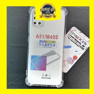 Ốp lưng Samsung A51 dẻo Trong suốt Chống sốc