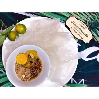 Bánh tráng sate (bánh tráng phơi sương)