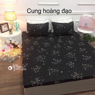Bộ ga vỏ gối cotton poly (1 grap giường + 2 vỏ gối nằm)