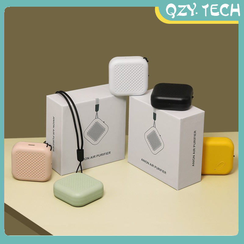 【Ready Stock】New Portable Neck Air Purifier  Negative Ion Purifier Sterilizer Antivirus Small Mini Negative Ion Portable Necklace Wearable Second-hand Smoke Purifier