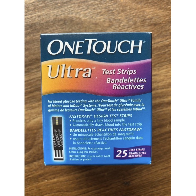 Que thử đường huyết OneTouch Ultra Hộp 25 que