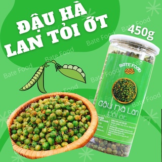 Đậu Hà Lan Tỏi Ớt Sấy Giòn Thơm Ngon 450gr I Ăn Vặt Bate Food