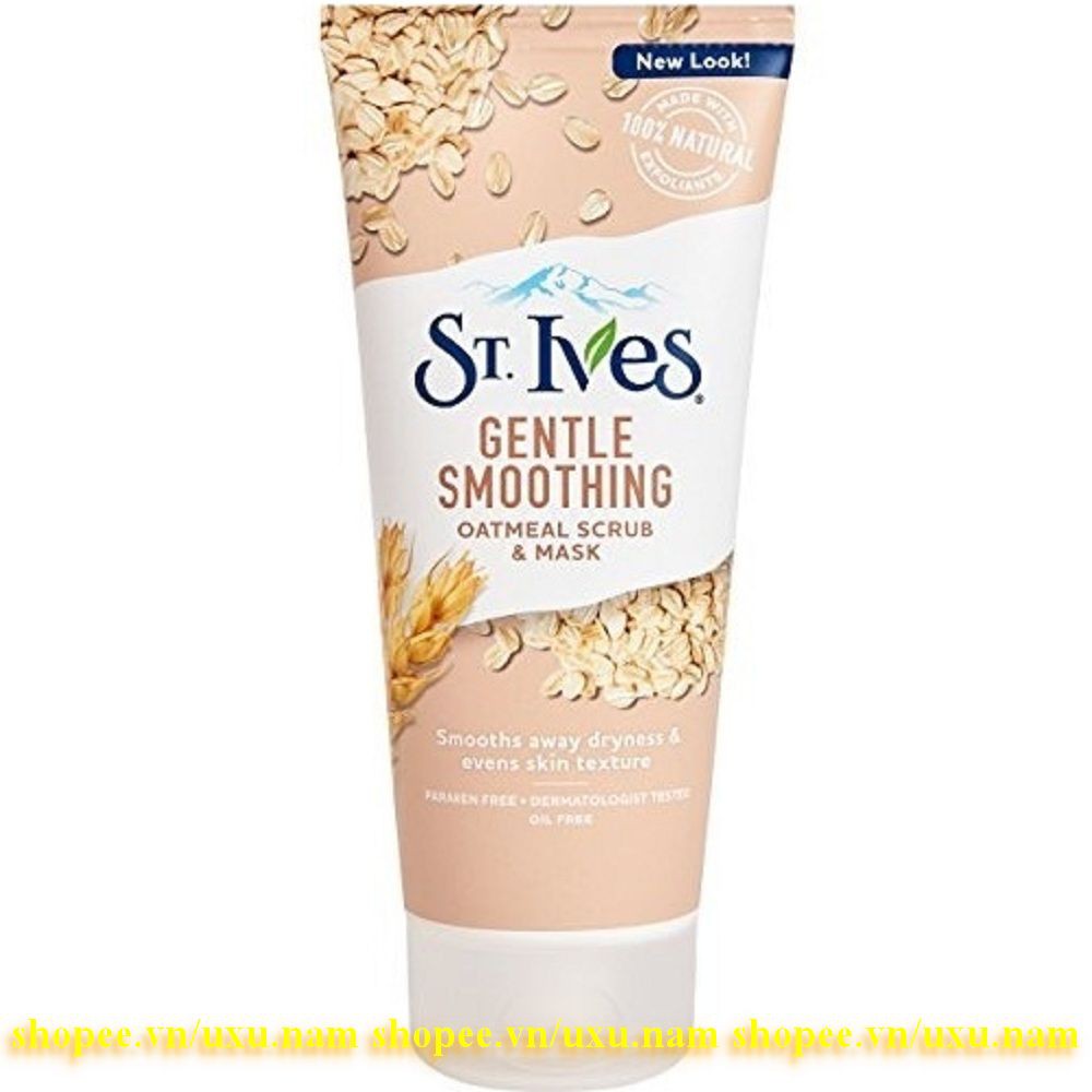 Sữa Rửa Mặt Nữ 170G St.Ives Hương Yến Mạch Gentle Smoothing Chính Hãng.