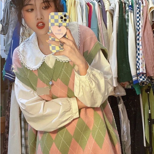 Áo không tay dáng rộng thiết kế mới thời trang theo phong cách hàn quốc dành cho nữ