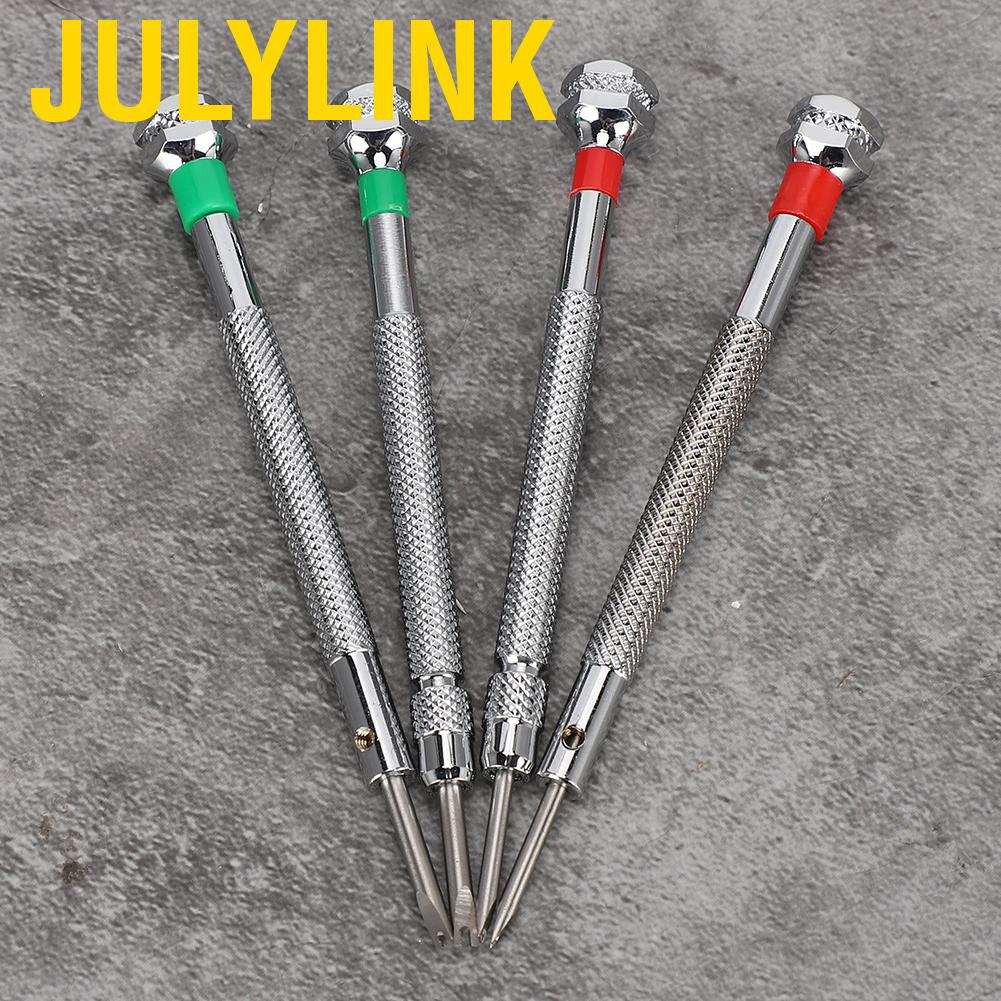 Bộ 4 Tua Vít Sửa Chữa Đồng Hồ Bằng Hợp Kim Thép