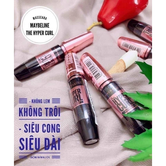 01 Cây Masscara MAYBELLINE HYPER CURL Thái Lan