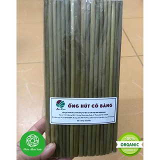 Ống Hút Cỏ Bàng 100% Tự Nhiên, Thương Hiệu AgriXanh Thân Thiện Với Môi Trường [Hàng Chất Lượng Tốt]