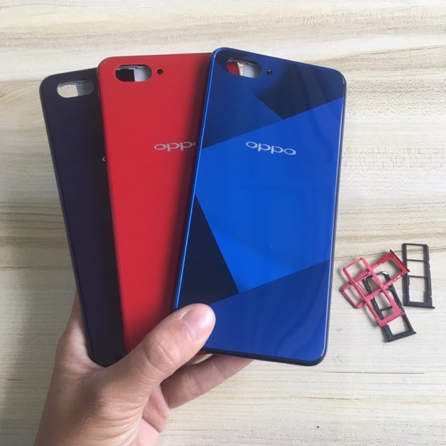 Bộ Vỏ Sườn Oppo A3s ( Lỗ Sim Trên ) Kèm Khay Sim