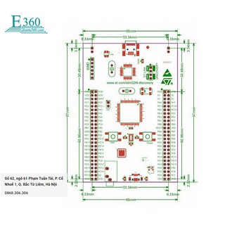 Kit STM32F407 Discovery, STM32F407VGT6