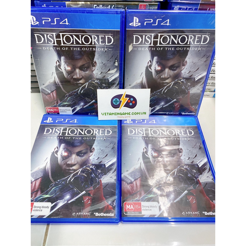 Đĩa Game PS4: Dishonored: Death of the Outsider