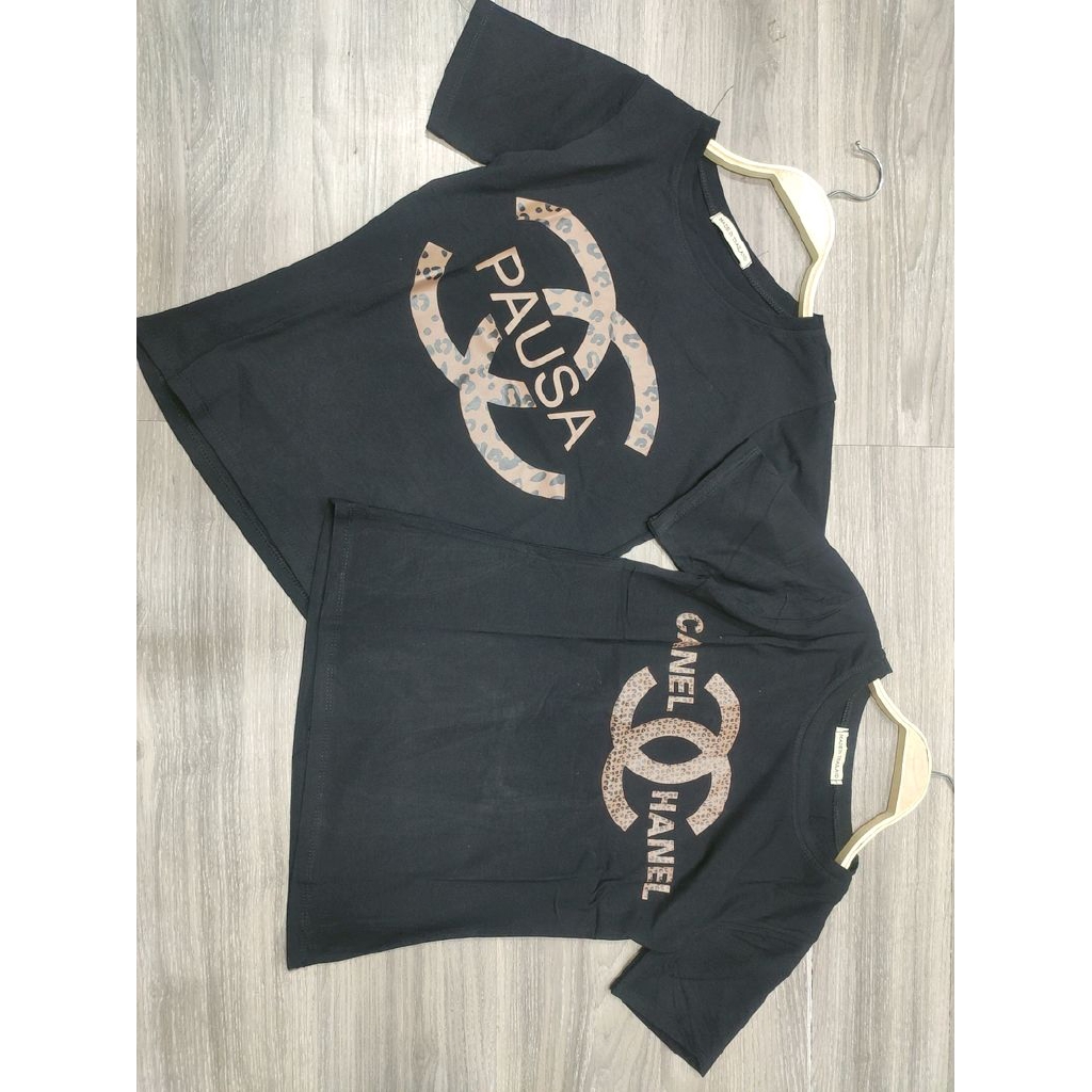 áo phông cổ tròn in chữ ( Chỉ Bán Màu Đen )