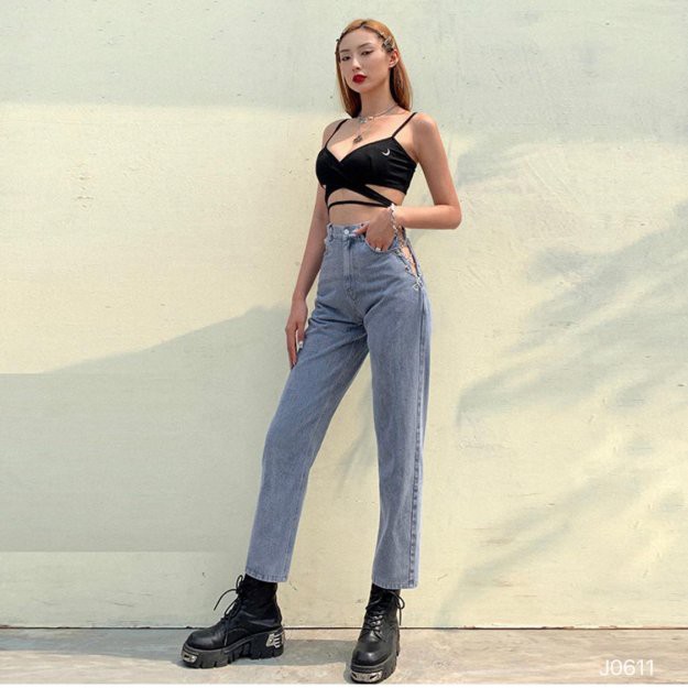 QUẦN JEANS DÂY XÍCH (J0611)
