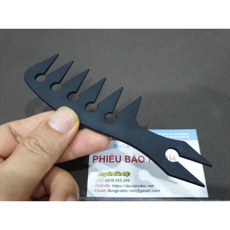 Lược Afro Pick, Lược Chải Tóc Tạo Kiểu Tóc Nam Chuyên Nghiệp.(Ảnh thật)