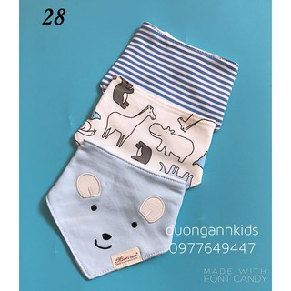 Set 3 yếm tam giác