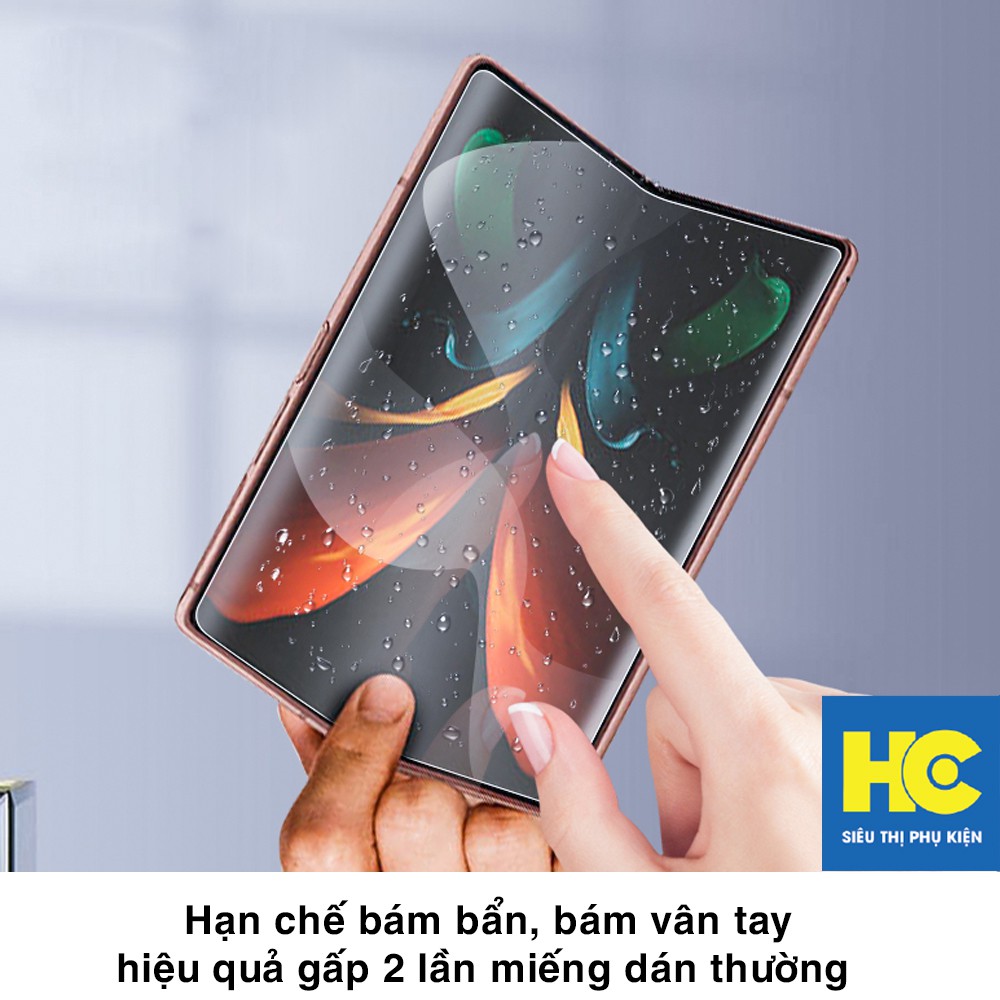 Dán màn hình chính Z Fold 2 dẻo vân mờ chống bám vân tay – Dán màn hình Samsung Galaxy Z Fold 2