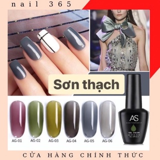 Sơn gel AS tone thạch - AG ( chai đen )