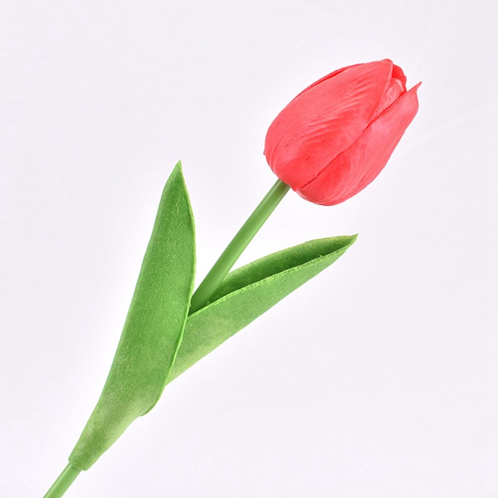 Set 5 Nhánh Hoa Tulip Nhân Tạo Nhiều Màu Tuyệt Đẹp Trang Trí Nhà