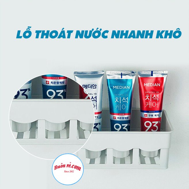 Khay đựng đồ dán tường Việt Nhật  - 014420 – Khay đựng vật dụng dán tường nhà tắm chắc chắn, tiện dụng