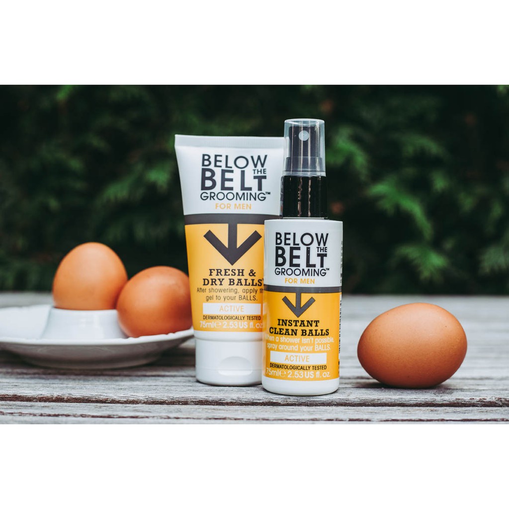 Kem Dưỡng Phụ Khoa cho Nam Below The Belt Grooming For Men Fresh &amp; Dry Balls
