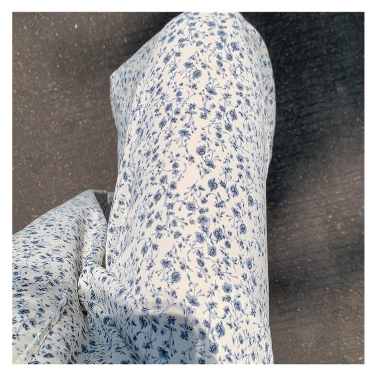 Quần ống rộng Lưng Cao Hoạ Tiết Hoa Thời Trang Mùa Hè Cho Nữ