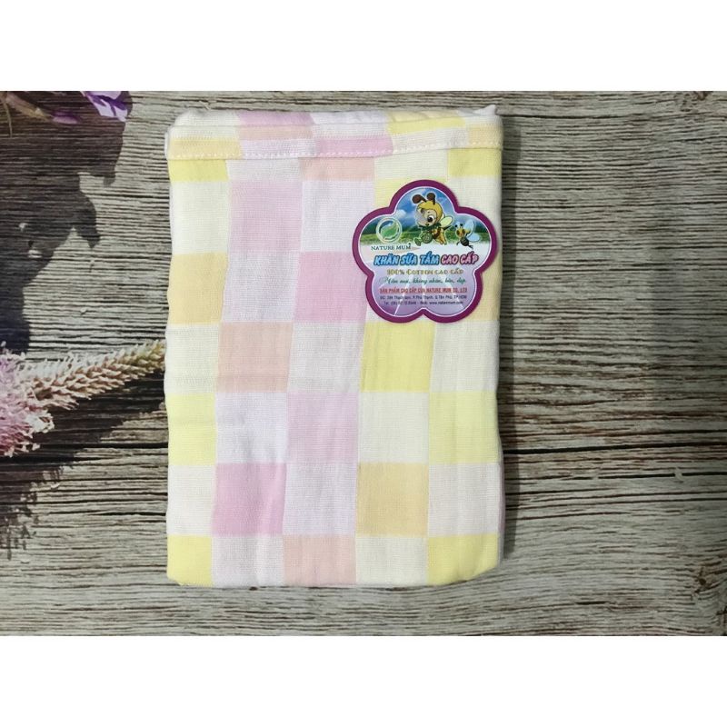 KHĂN SỮA TẮM CAO CẤP NATU KÍCH CỠ 50×100cm