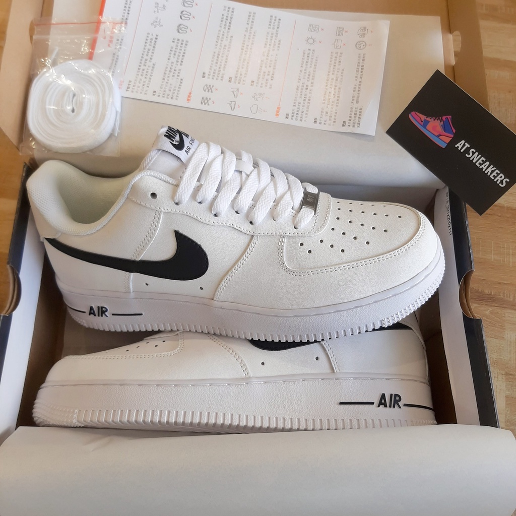 Giày Sneakers AF1 black swoosh