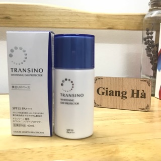 Kem dưỡng da chống nắng trắng da trị nám Transino day protector spf35 40ml