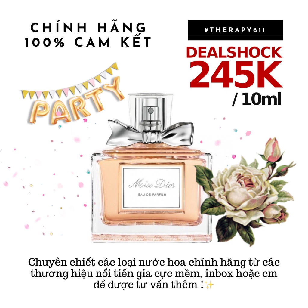 [𝗦𝗔𝗟𝗘]..::✨Nước hoa chính hãng Miss Diơr 5ml/10ml/20ml