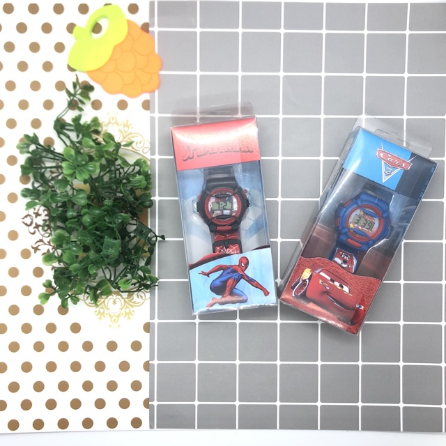 Đồng hồ điện tử hoạt hình chạy pin đeo tay cho bé - Tặng kèm pin | BigBuy360 - bigbuy360.vn