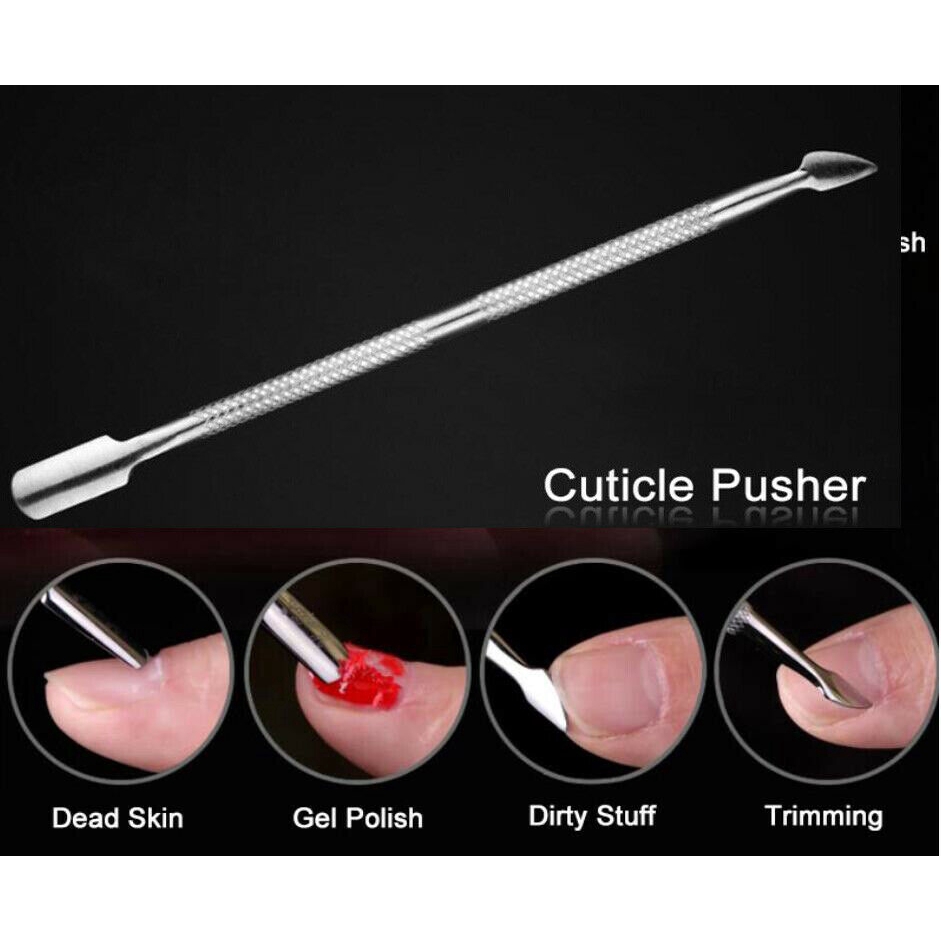 Dụng cụ làm móng chuyên nghiệp có 2 đầu bằng thép không gỉ
