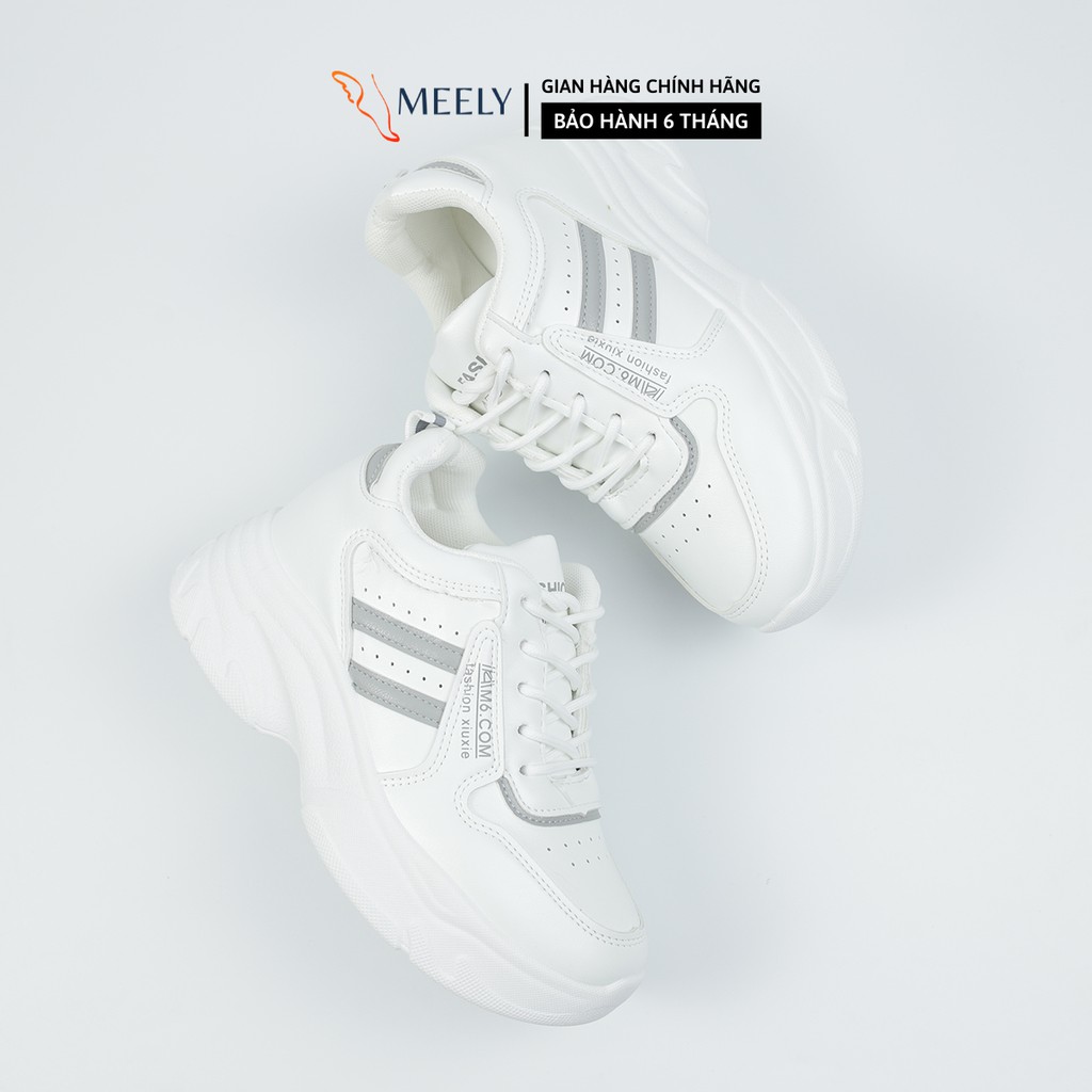 Giày Thể Thao Nữ Độn Đế MEELY Sneaker Ulzzang Tôn Dáng - CKP523