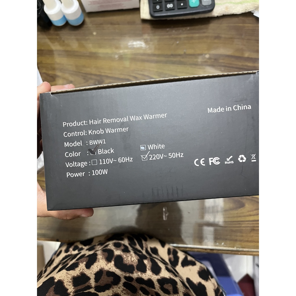 " Hàng siêu phẩm chất lượng " Nồi chống dính nấu sáp siêu chuẩn Hair removal Wax warmer.